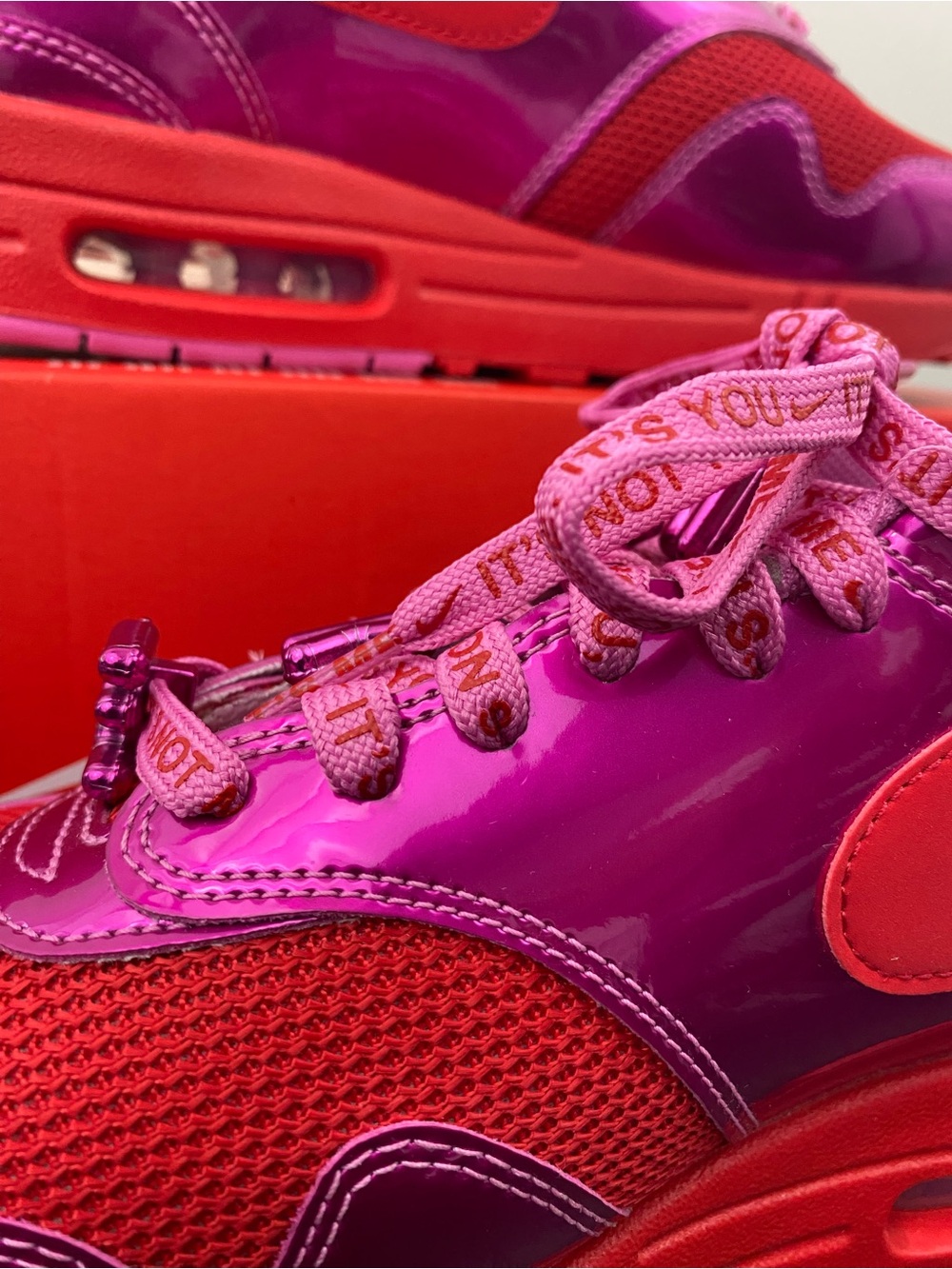 🩷Nike Air Max 1 PRM Valentine’s Day Playful Pink - Size 10M -NEW🩷 - Picture 3 of 12